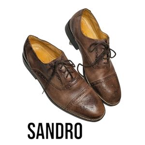 Sandro Leather Oxfords 10½D